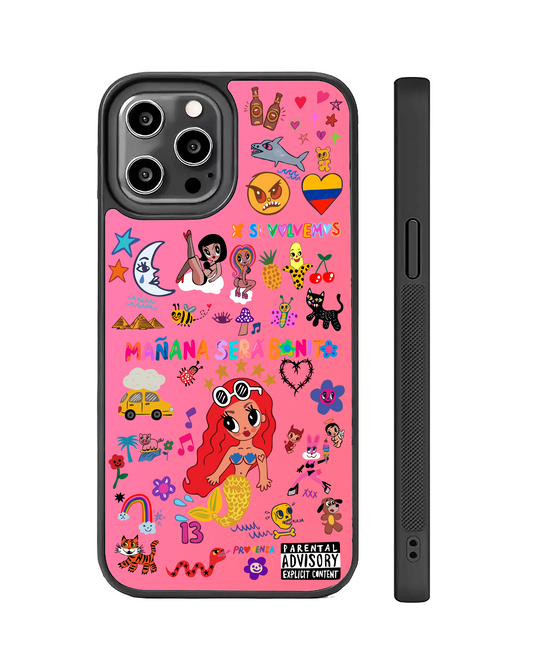 MANANA SERA BONITO HOT PINK PHONE CASE